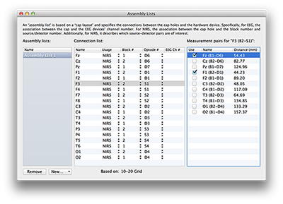 NIRS_Assembly List Screen